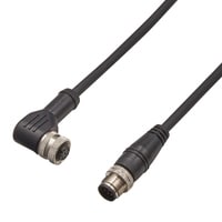 GS-P12LC1 - M12 L 型 連接器型時 延長用纜線 高功能型（12 pin） 1 m