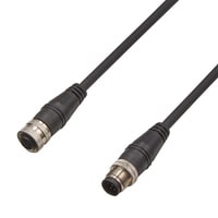 OP-88925 - 專用電源線 M12 電源纜線、8 pin 母對公、擴充型 10 m